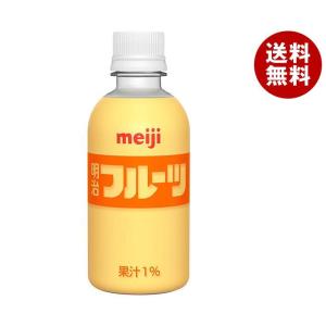 【送料無料・メーカー/問屋直送品・代引不可】明治 フルーツ 220mlペットボトル×24本入｜misonoya