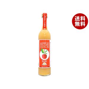 タムラファーム 青森県産 完熟 100% りんごジュース 500ml 瓶 12本