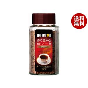 ドトールコーヒー 香り豊かなおいしい一杯深煎り 80g瓶×12本入｜ 送料無料 嗜好品 インスタントコーヒー 珈琲  瓶｜misonoya