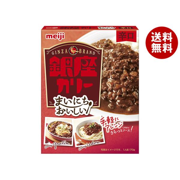 明治製菓 まいにちおいしい 銀座カリー 辛口 170g×30個入｜ 送料無料