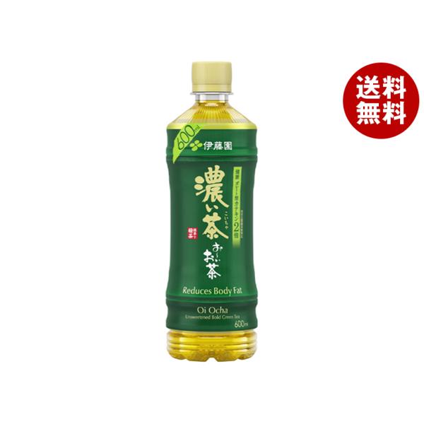 伊藤園 お〜いお茶 濃い茶【手売り用】 600mlペットボトル×24本入｜ 送料無料