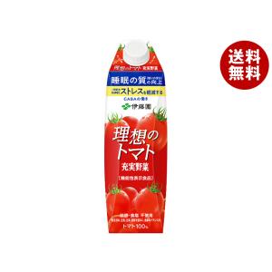 伊藤園 理想のトマト(屋根型) 1L紙パック×12(6×2)本入｜ 送料無料