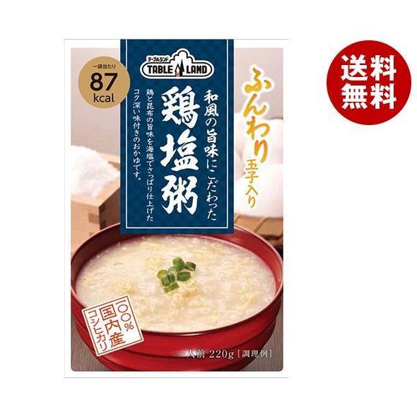 丸善食品工業 テーブルランド 和風の旨味にこだわった鶏塩粥 220gパウチ×24(12×2)袋入×(...