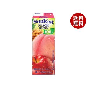 森永乳業 サンキスト 100%ピーチブレンド 200ml紙パック×24本入