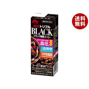 森永乳業 トリプルブラック 200ml 紙パック 48本 (24本入×2 まとめ買い