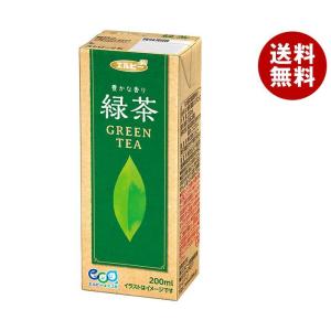 エルビー 緑茶 200ml紙パック×30本入｜ 送料無料 緑茶 お茶 紙パック 国産 ビタミンC カロリーゼロ ゼロカロリー｜misonoya