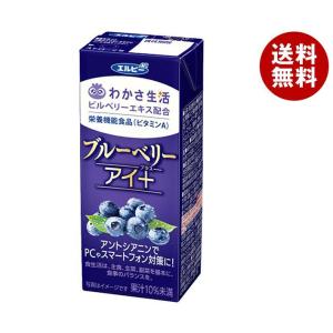 エルビー ブルーベリーアイ+ 200ml紙パック×24本入×(2ケース)｜ 送料無料 野菜飲料 ブル...