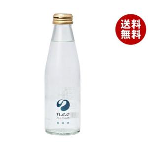 友桝飲料 n.e.o(ネオ) プレミアム ソーダ 200ml瓶×24本入｜ 送料無料 ソーダ 炭酸水 割り材 炭酸｜misonoya