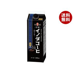 キーコーヒー 京都イノダコーヒ リキッドコーヒー微糖 1L紙パック×6本入×(2ケース)｜ 送料無料｜misonoya