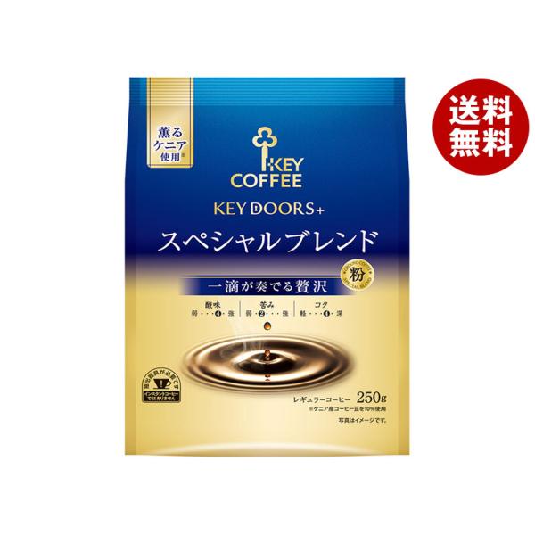 キーコーヒー KEY DOORS+ スペシャルブレンド(粉) 250g×6袋入｜ 送料無料