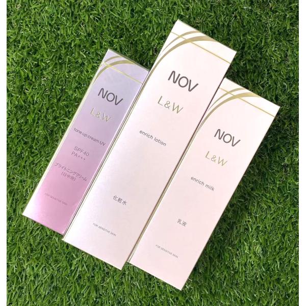 【特典つき】ノブ NOV  L＆Ｗ エンリッチローション＆エンリッチミルク ＆トーンアップクリーム（...