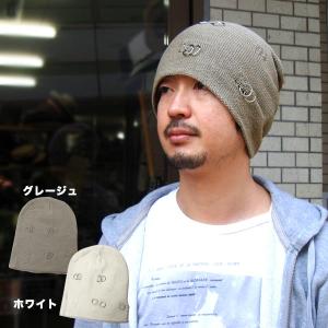 希少 耳付き スカルニット帽 RACAL（ラカル） ニット帽 ニットキャップ Dog-ear Tab Knit Watch