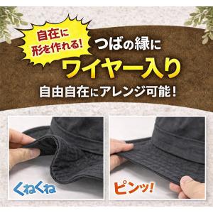 帽子 メンズ 大きいサイズ サファリハット レ...の詳細画像3