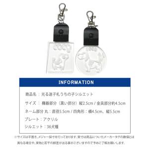 オリジナル アクリル光る迷子札36種類 USB...の詳細画像1