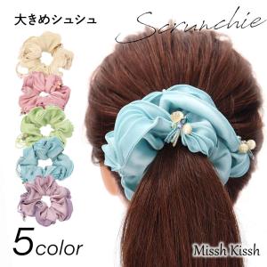 CHANEL（シャネル） AA9064 ロゴ シルク リボン シュシュ ピンク ヘア