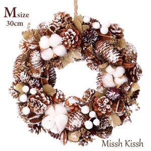 美品⭐︎クリスマスリース60cm ⭐︎大きめ クリスマスリース 60cm レッド 特大 玄関 おしゃれ 北欧 手作り