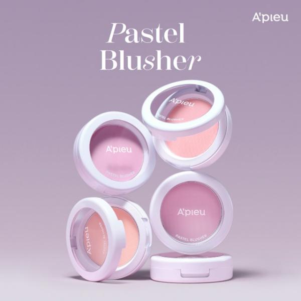 A'pieu公式 アピュー パステルブラッシャー【メール便可】チーク オピュ 韓国コスメ