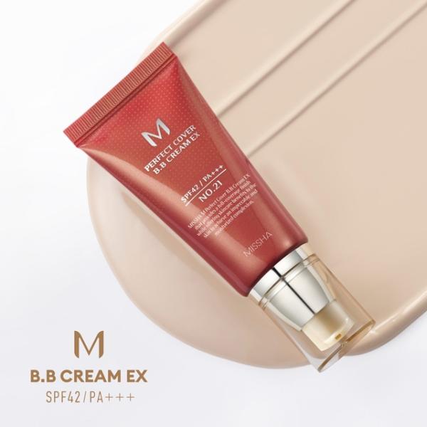 MISSHA公式 ミシャBBクリームEX 50g　SPF42/PA+++【全2色】No,21 No,...