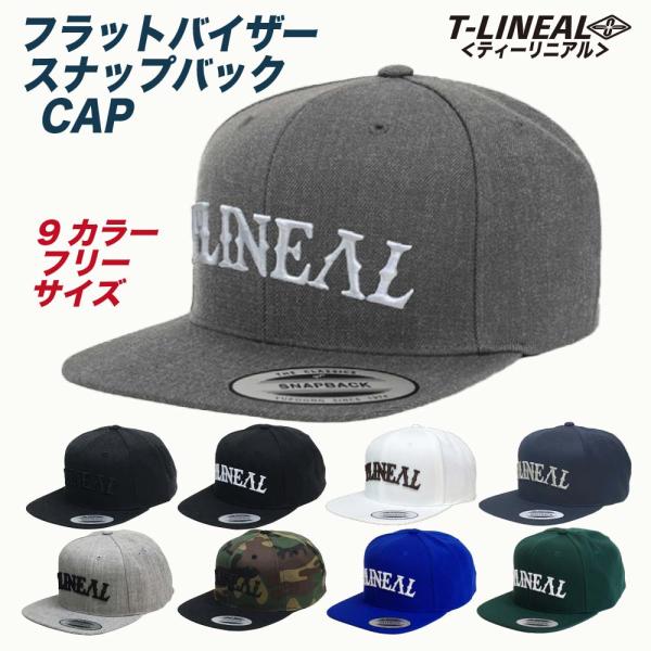 ティーリニアル フラットバイザー ひらつば スナップバック サーフブランド キャップ CAP FLE...