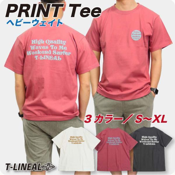 Tシャツ メンズ 半袖 プリントT サーフブランド ヘビーウェイト 厚手生地 アメカジ 大きいサイズ...