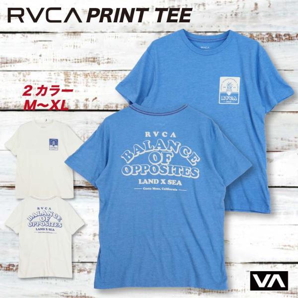 【rvca】 ルーカ Tシャツ メンズ プリントT tee フロント アーバンテイスト サーフブラン...