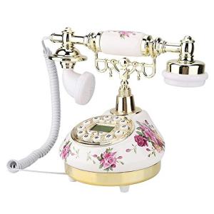 レトロ電話機 アンティーク電話 FSKおよびDTMF発信者ID ヨーロッパスタイル電話 ホテル/家庭/オフィス用