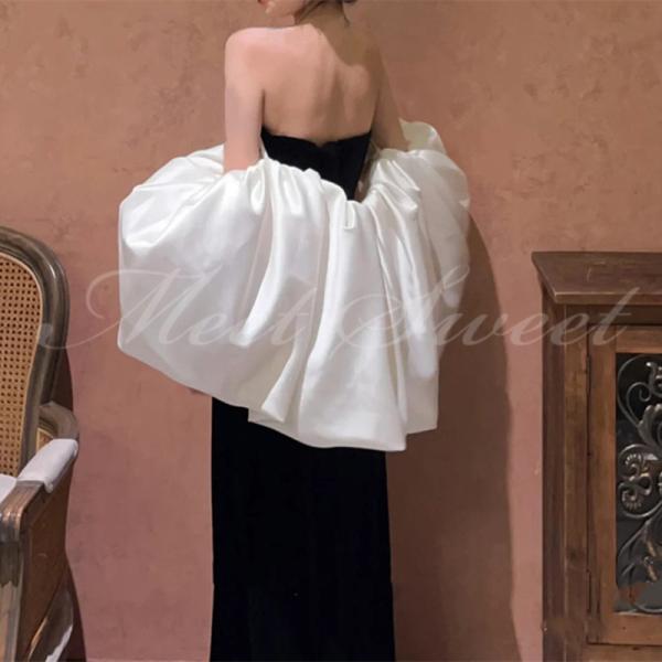 ドレスアレンジ ウェディングボレロ ウエディングボレロ ショール サテン アームカバー 花嫁 結婚式...