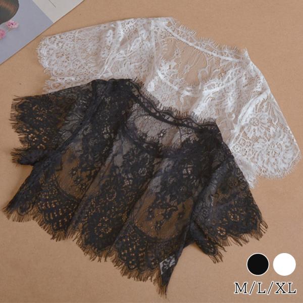 ドレスアレンジ ウェディングボレロ ウエディングボレロ ショール 半袖 羽織 レース 花嫁 結婚式 ...