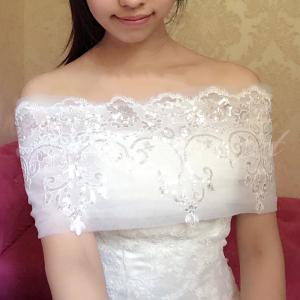 ドレスアレンジ ウェディングボレロ ショール ...の詳細画像4