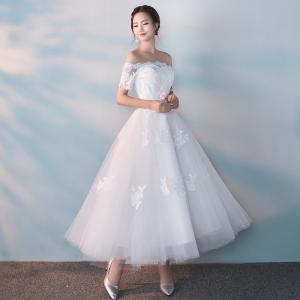 ウエディングドレス 結婚式 Aラインドレス 二次会