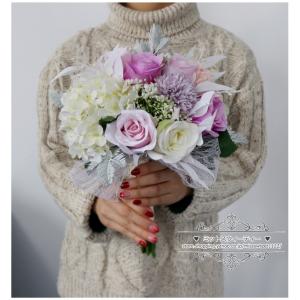 ウエディングブーケ 結婚式 ブーケ 花嫁 二次...の詳細画像5