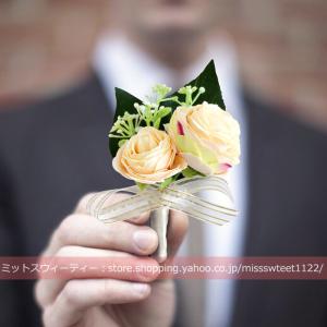 イエロー ピンク ブートニア リストブーケ 二次会 結婚式 ウェディング 花嫁 新郎 花婿 ブライズメイド 披露宴 ウエディング 造花 ブライダル アートフラワー