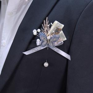 ブートニア ブローチ 二次会 結婚式 ウェディング 花嫁 新郎 花婿 披露宴 ウエディング ブライダル パーティー 海外挙式 卒業式 成人式 フォマール セレモニー