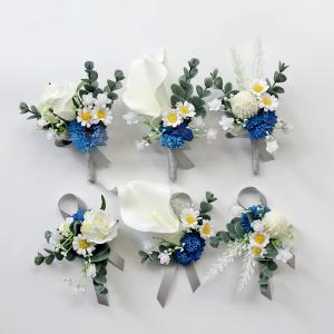 ブートニア リストブーケ 二次会 結婚式 ウェディング 花嫁 新郎 花婿