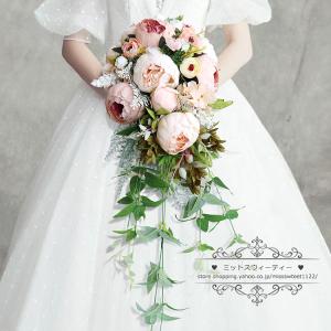 ウェディング ブートニア＋リストブーケ 向日葵 ひまわり 造花 花嫁