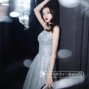 カラードレス 演奏会 発表会 グレーシルバー ...の詳細画像2