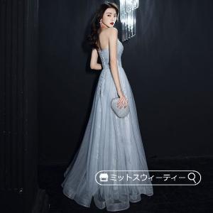 カラードレス 演奏会 発表会 グレーシルバー ...の詳細画像4