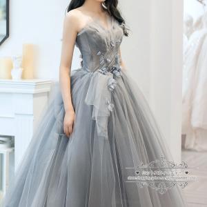 カラードレス カクテルドレス ロングドレス パ...の詳細画像2