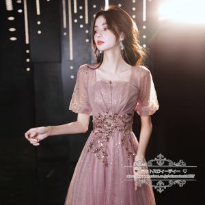 カラードレス カクテルドレス ミニ/ロングドレ...の詳細画像1