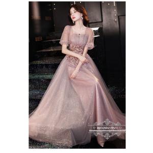 カラードレス カクテルドレス ミニ/ロングドレ...の詳細画像4