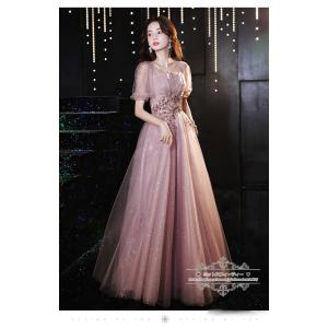 カラードレス カクテルドレス ミニ/ロングドレ...の詳細画像5