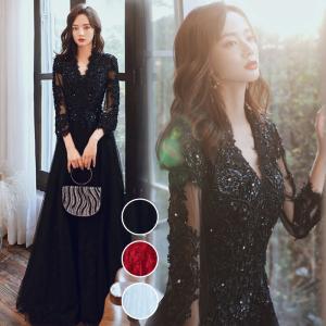 カラードレス パーティードレス イブニングドレス カクテルドレス 結婚