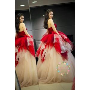 カラードレス 演奏会用ドレス ロングドレス 結...の詳細画像1