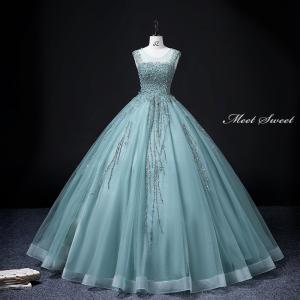 カラードレス テラコッタ ロングドレス 結婚式 二次会 発表会 演奏会