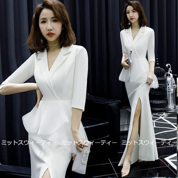 ロングドレス 安い カクテルドレス 演奏会 カラードレス 結婚式 イブニングドレス 二次会 パーティ...