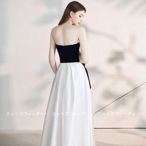 カラードレス ロング 安い 結婚式 ロングドレ...の詳細画像3