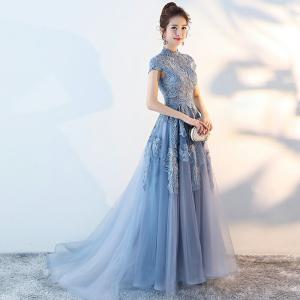 カラードレス パーティードレス ロングドレス スレンダーライン バック