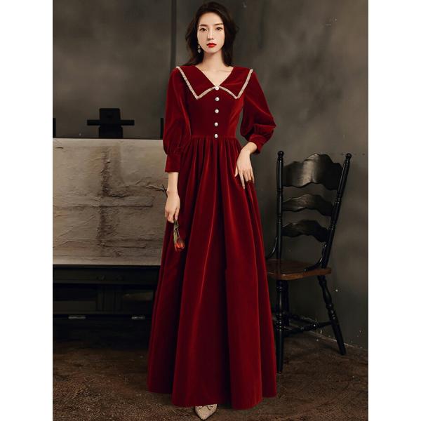 カラードレス パーティードレス 演奏会 発表会 イブニングドレス フォーマルドレス カクテルドレス ...