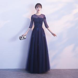 カラードレス 青 ロングドレス 演奏会 安い ネ...の商品画像