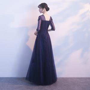 カラードレス 青 ロングドレス 演奏会 安い ...の詳細画像3